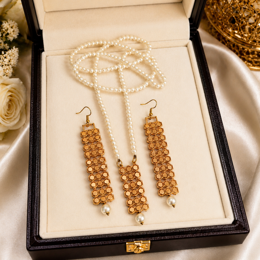 Beautiful Gold plated Maala Set