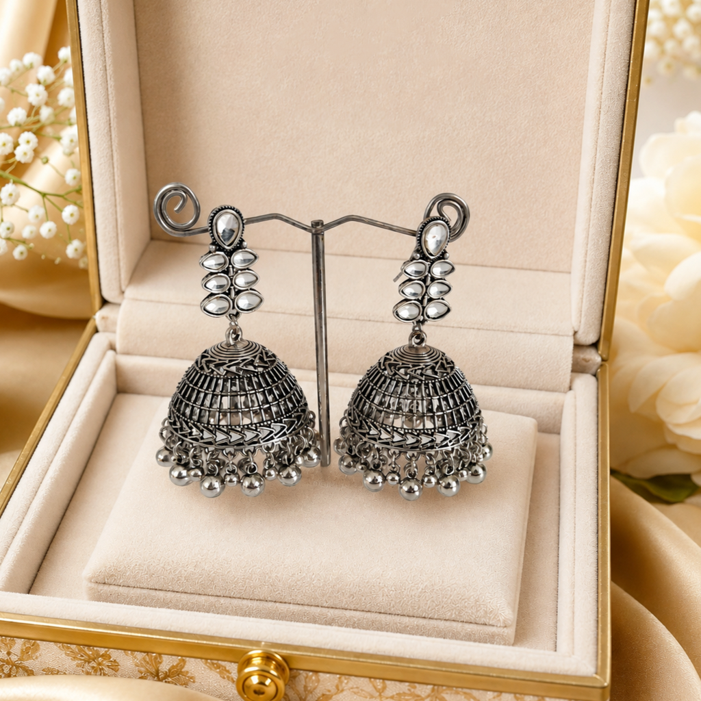 Beautiful Oxidized Jhumki