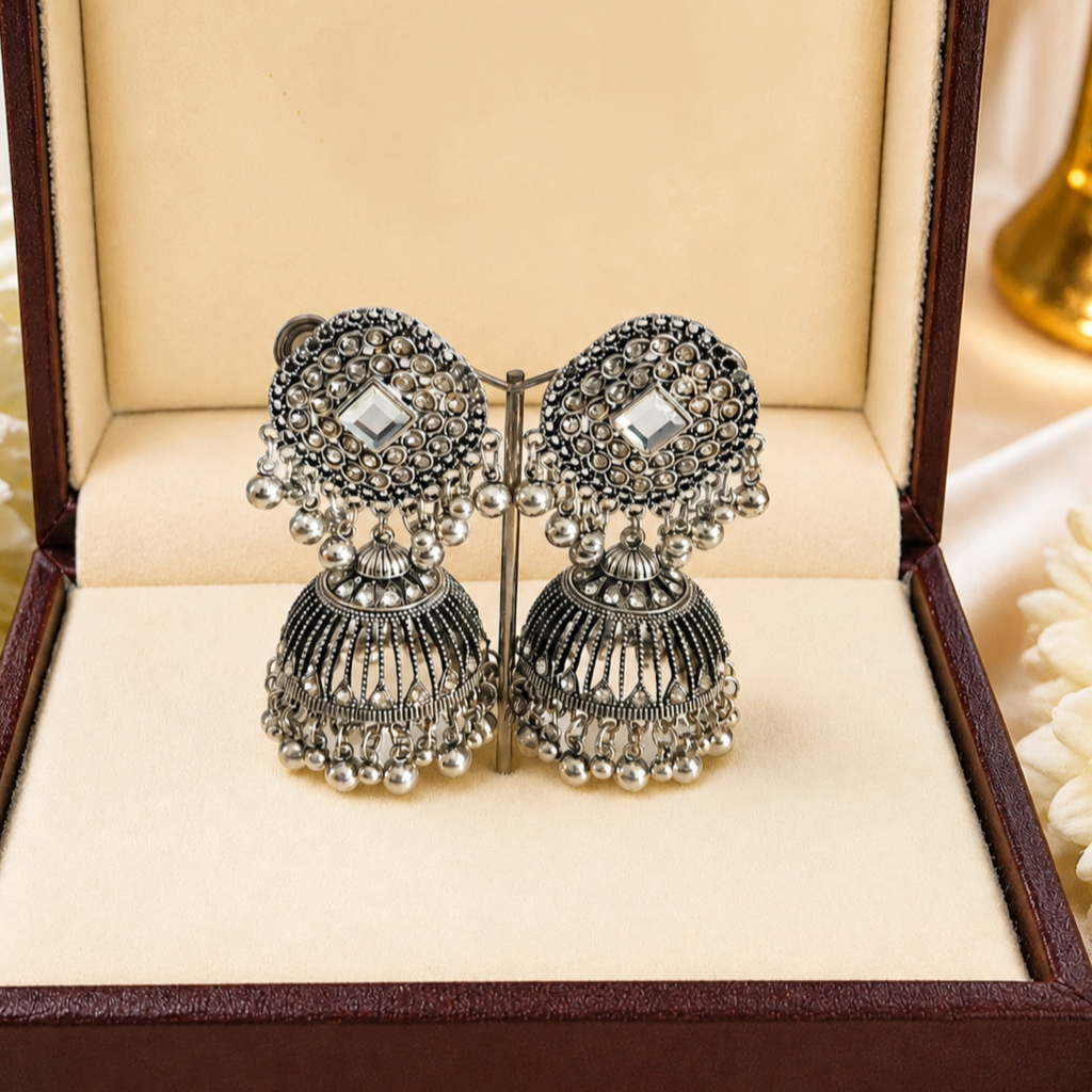 Beautiful Oxidized Jhumki