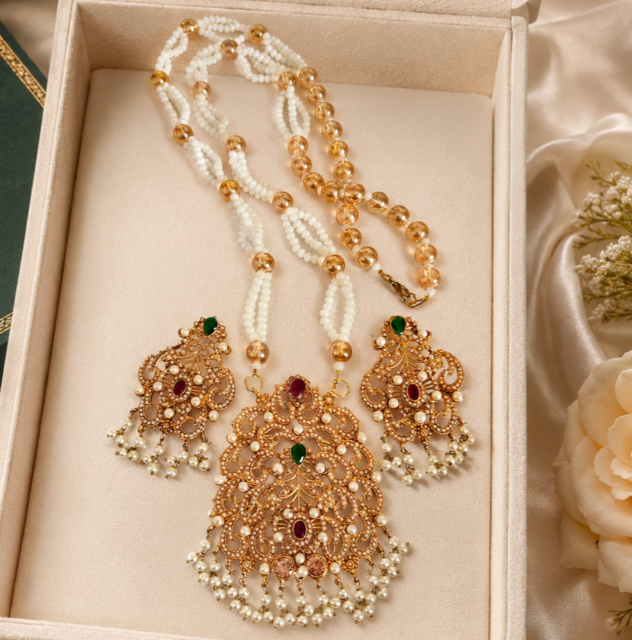 Beautiful Nauratan Maala Set
