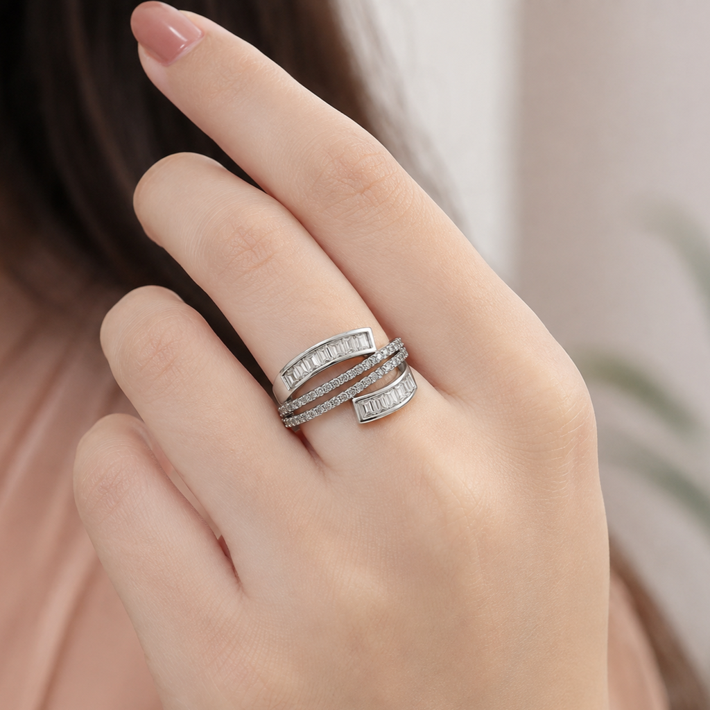 Beautiful adjustable Stainless steel Ring