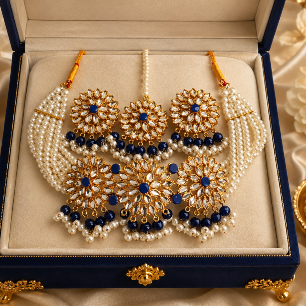 Premium Kundan Choker set