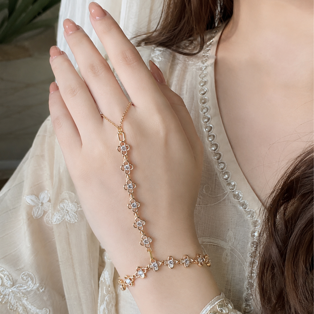 Beautiful Gold plated Hand Cuff