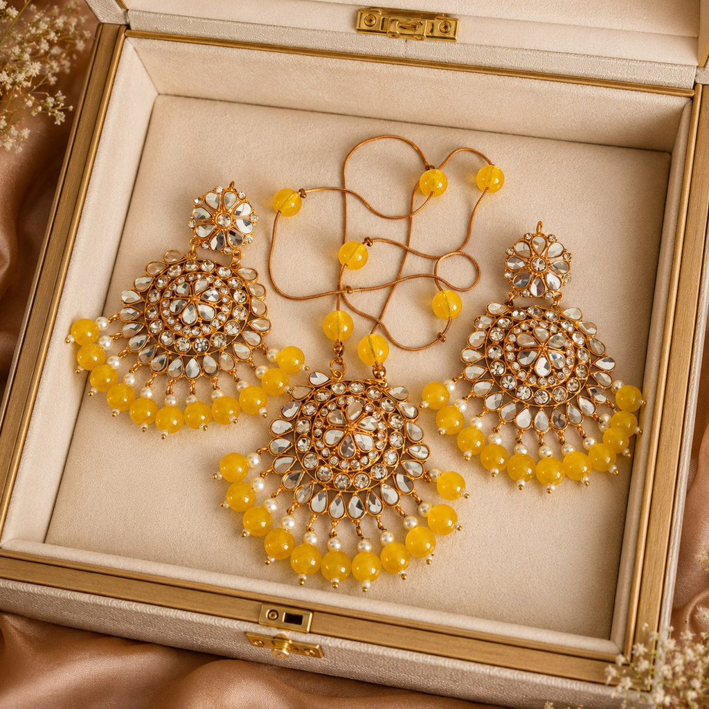 Beautiful Kundan Maala set