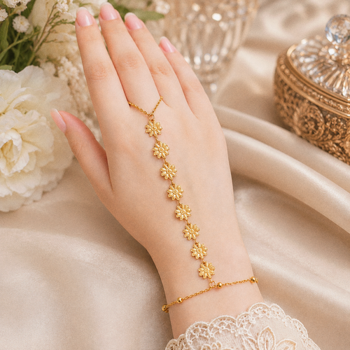 Beautiful Gold plated Hand Cuff