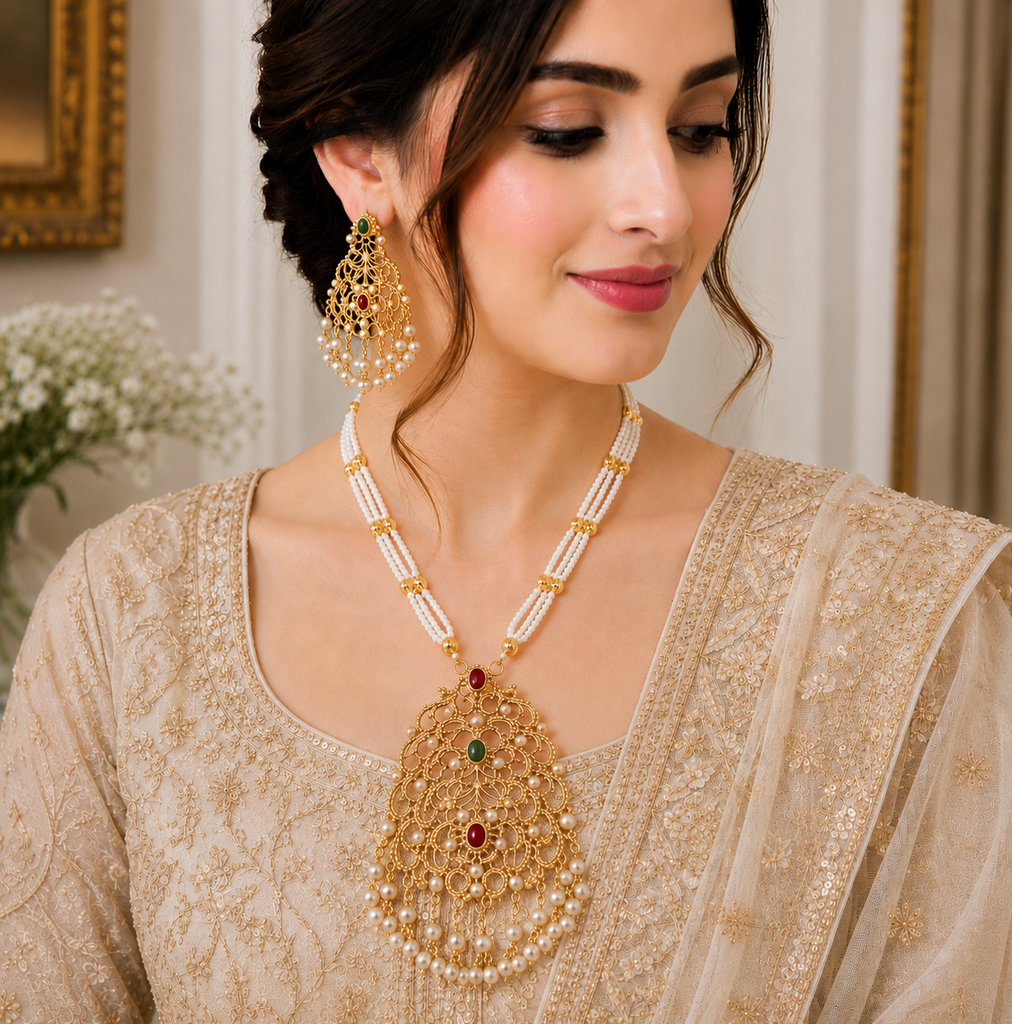 Beautiful Nauratan Maala Set