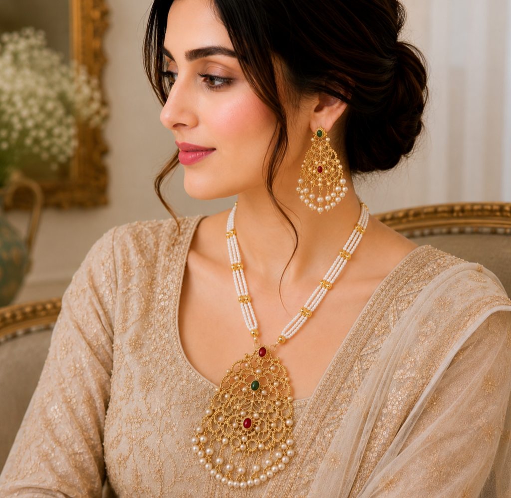 Beautiful Nauratan Maala Set