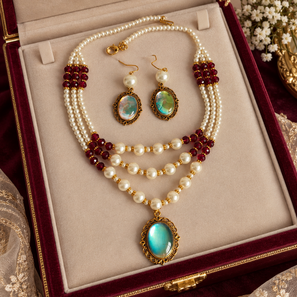 Elegant Short Maala set