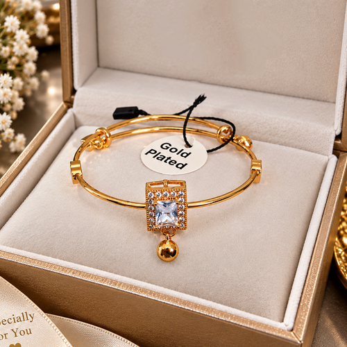 Stainless Steel, Gold plated Bracelet