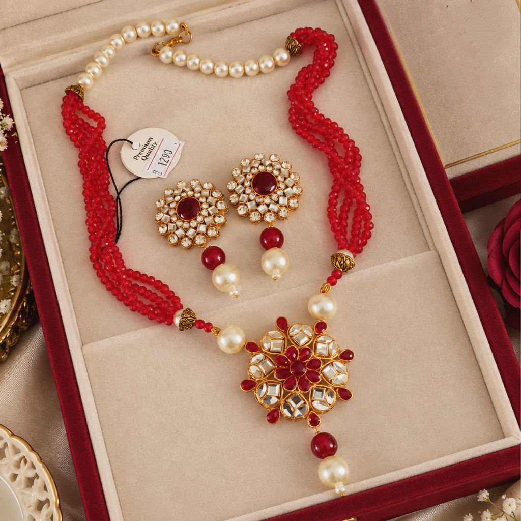 Gorgeous Kundan Maala set