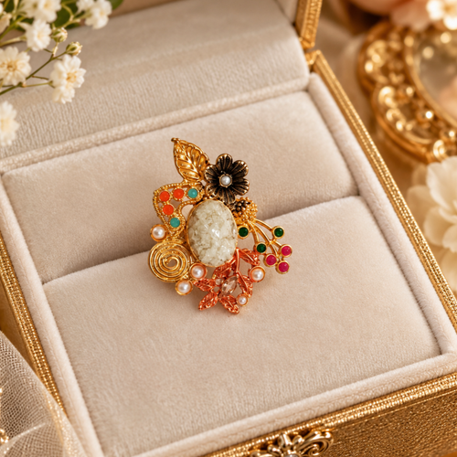 Beautiful adjustable Crush Ring