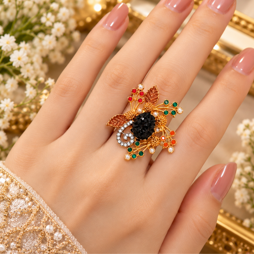 Beautiful adjustable Crush Ring