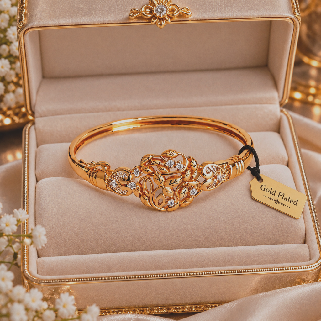 Gold plated gorgeous Openable Bracelet