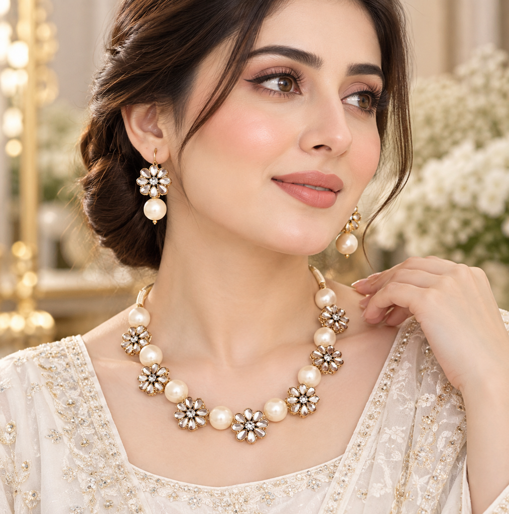 Beautiful Kundan Necklace set