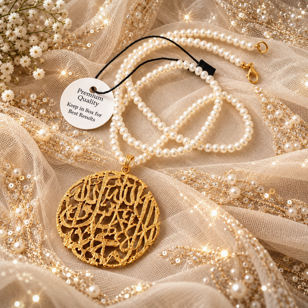 Beautiful Kalma Pendant with Maala
