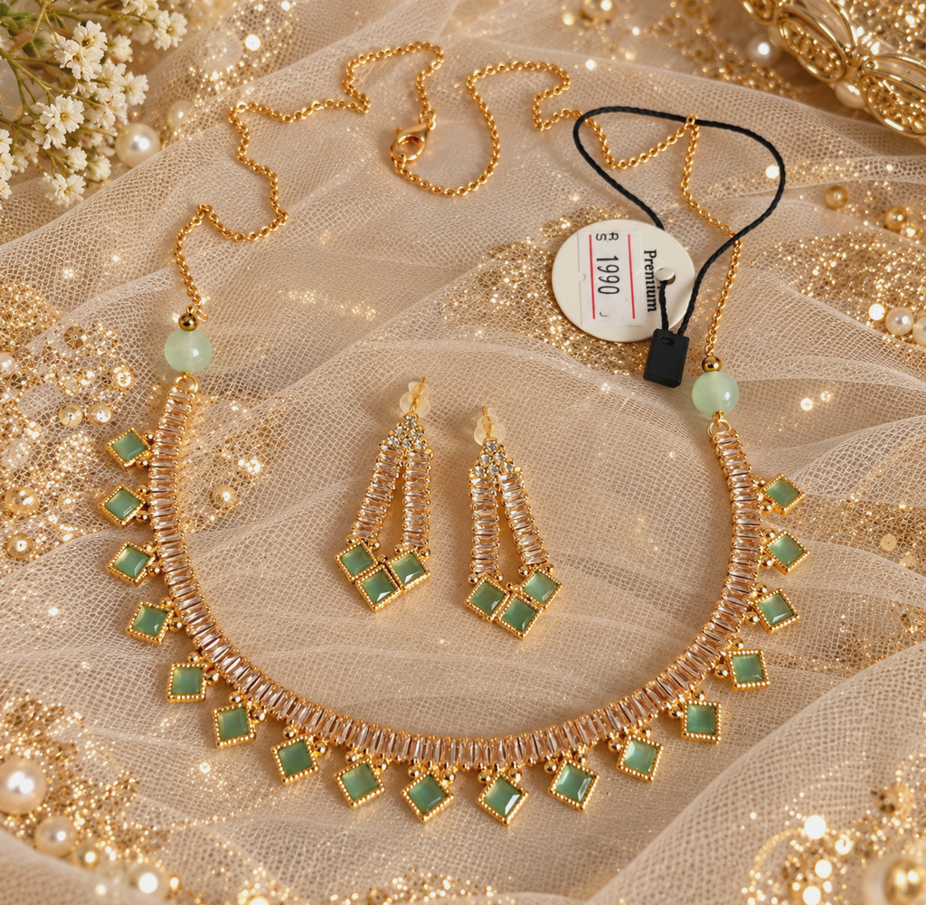 Premium quality Zirconia Necklace set