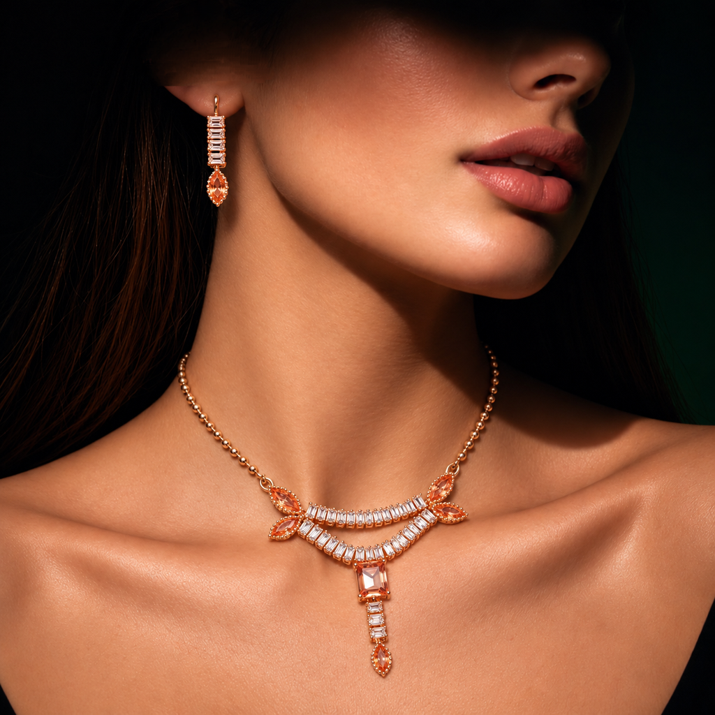 Beautiful Zirconia Pendant set