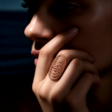 Beautiful adjustable Gold Plated Ring