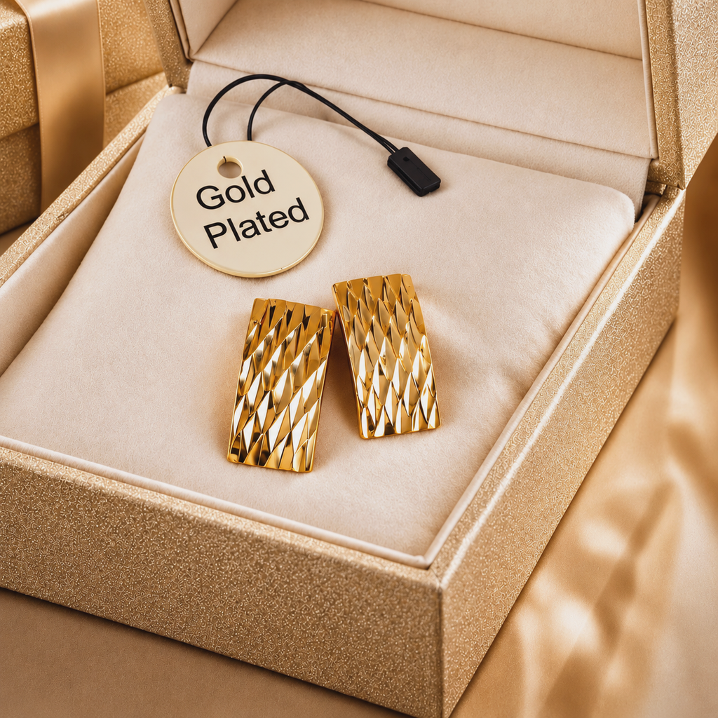 Beautiful Gold Plated Studs