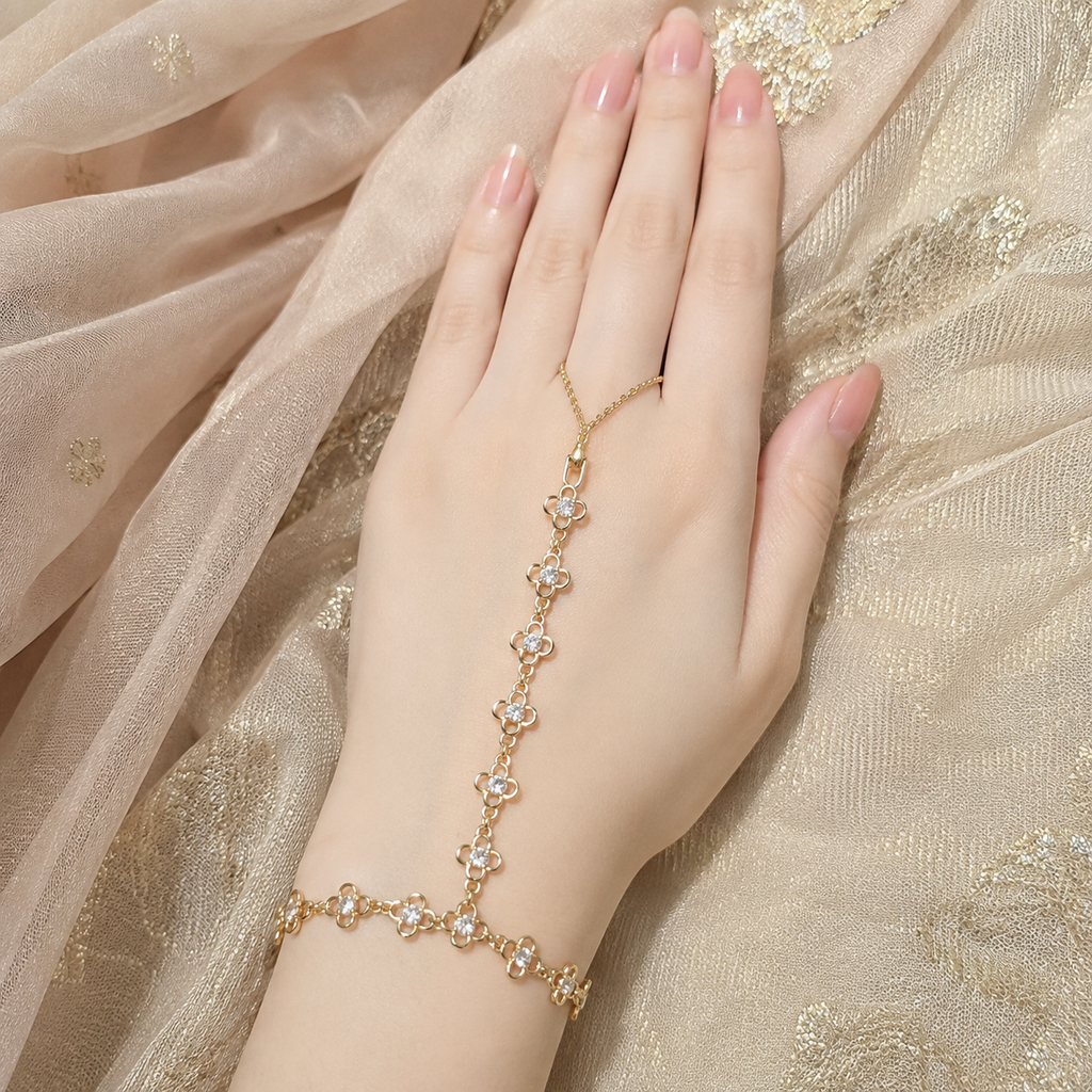 Beautiful Gold plated Hand Cuff