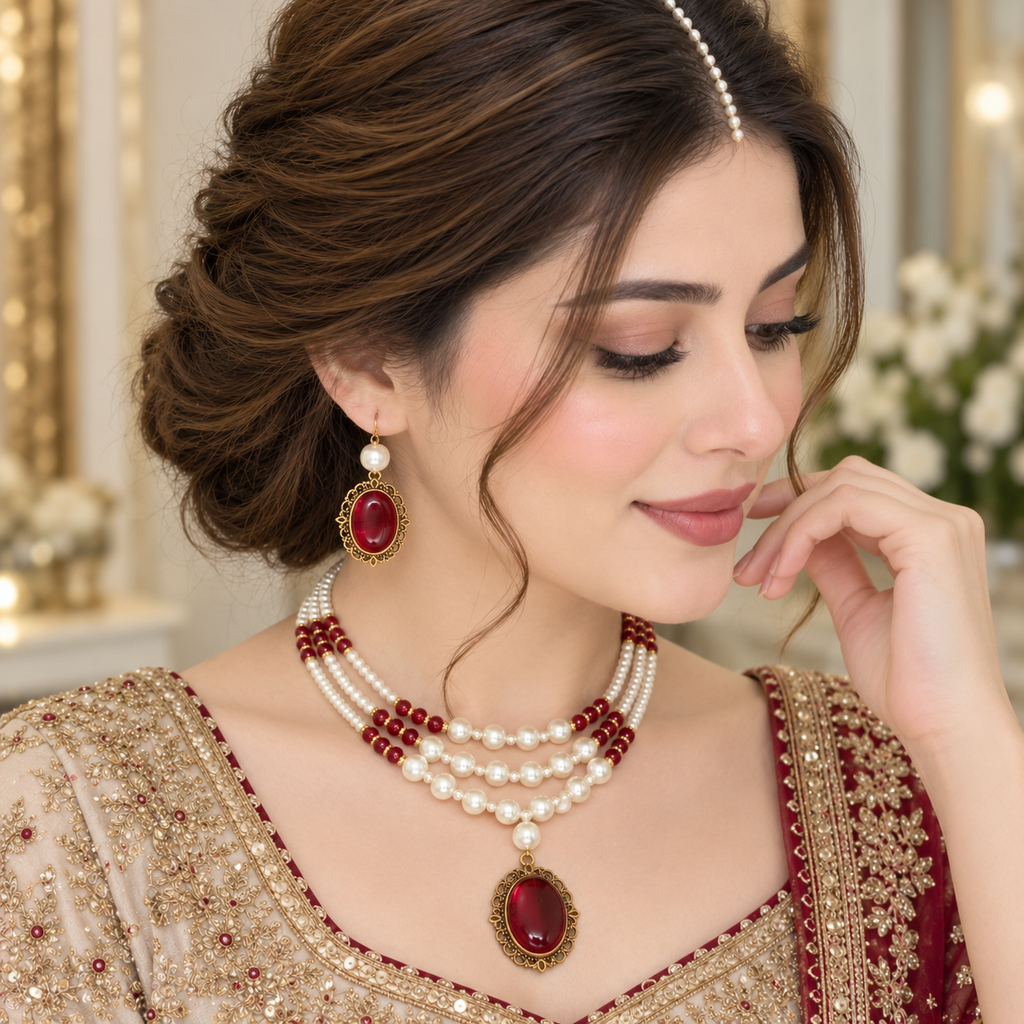 Beautiful Short Maala set