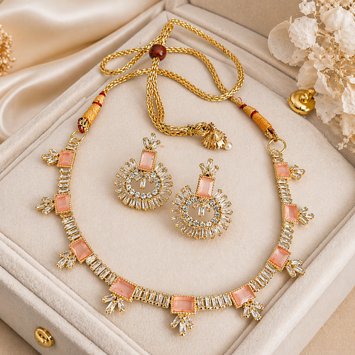Beautiful Zirconia Necklace set
