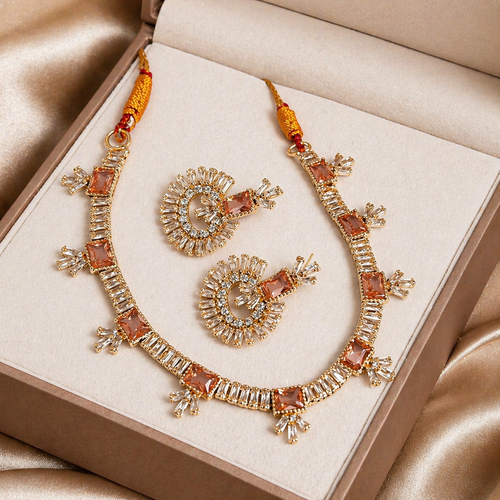 Gorgeous Zirconia Necklace set