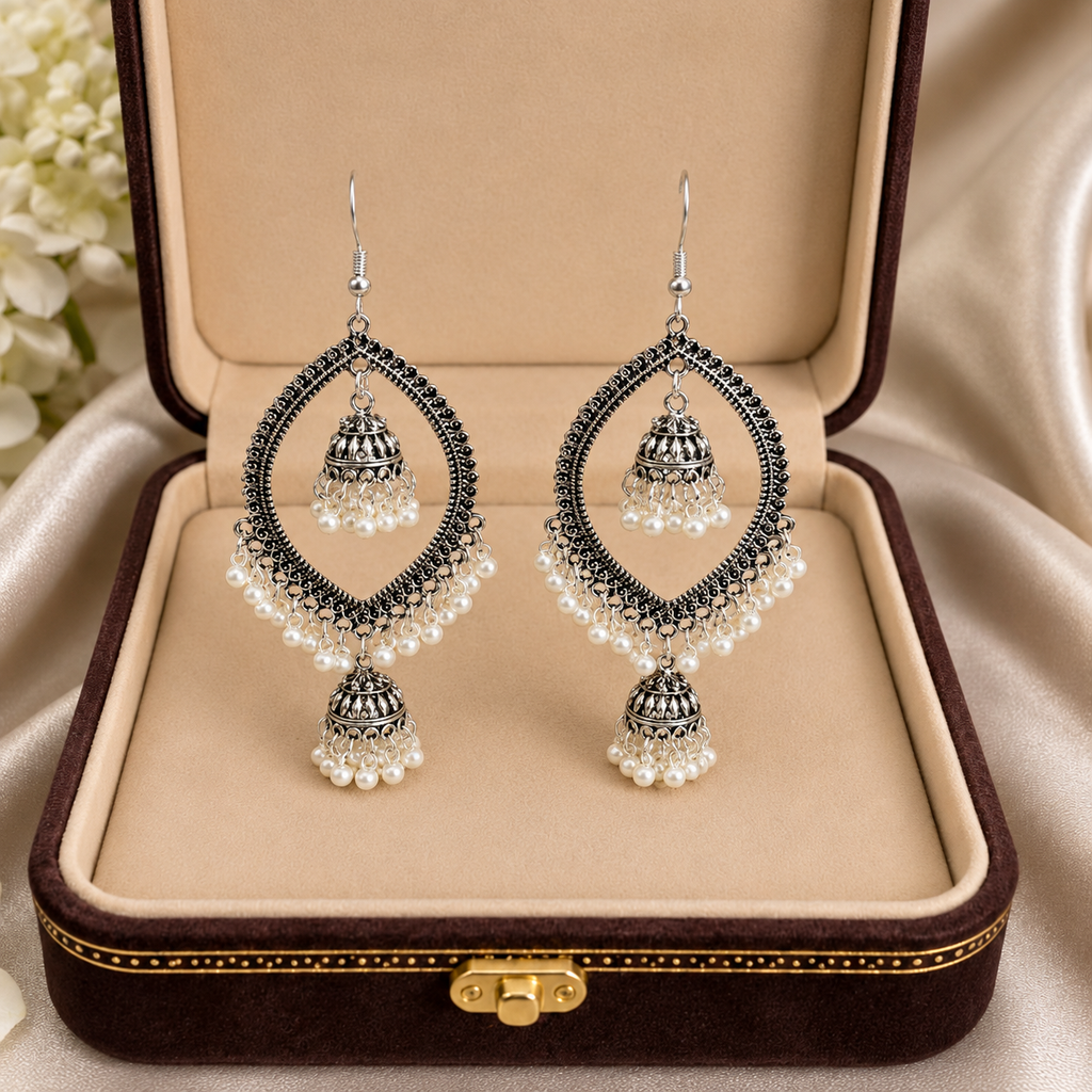Beautiful Oxidized Earrings