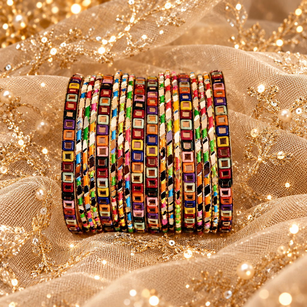 Beautiful Metal Bangles set