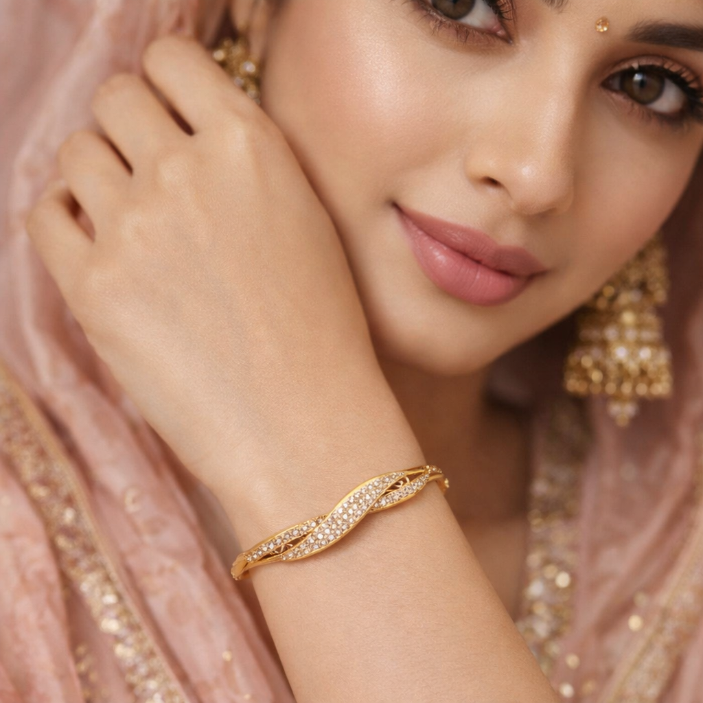 Premium Gold Plated Openable Bracelet