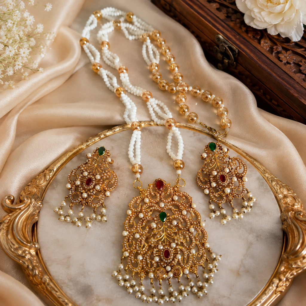 Beautiful Nauratan Maala Set