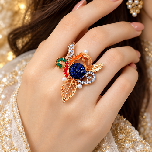 Beautiful adjustable Crush Ring