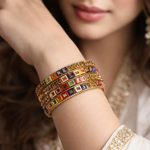 Beautiful Metal Bangles set