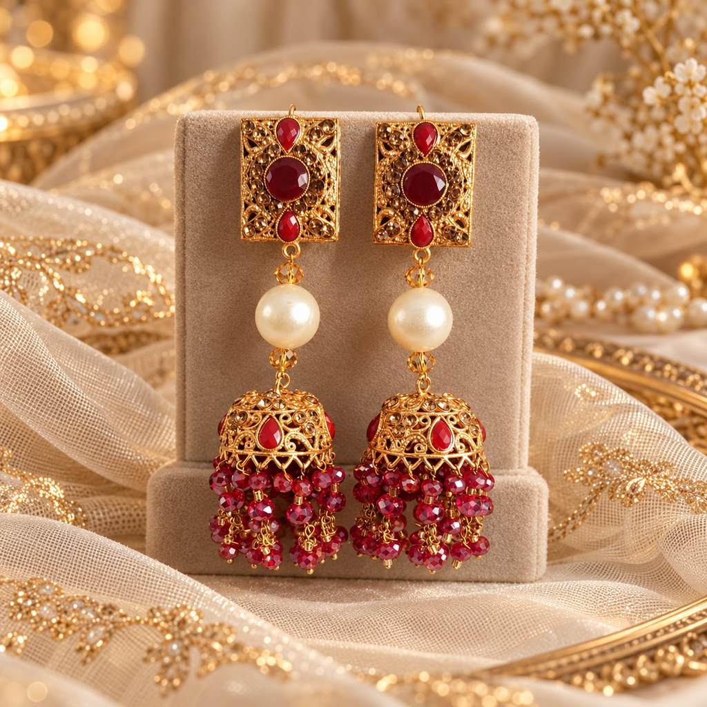 Beautiful Oxidized Jhumki