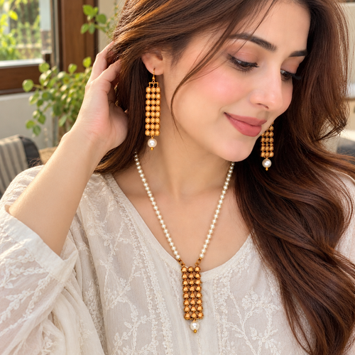 Beautiful Gold plated Maala Set